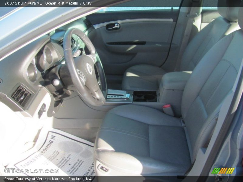 Ocean Mist Metallic / Gray 2007 Saturn Aura XE