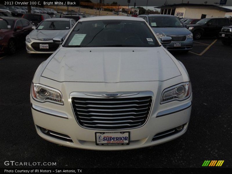 Bright White / Black 2013 Chrysler 300 C