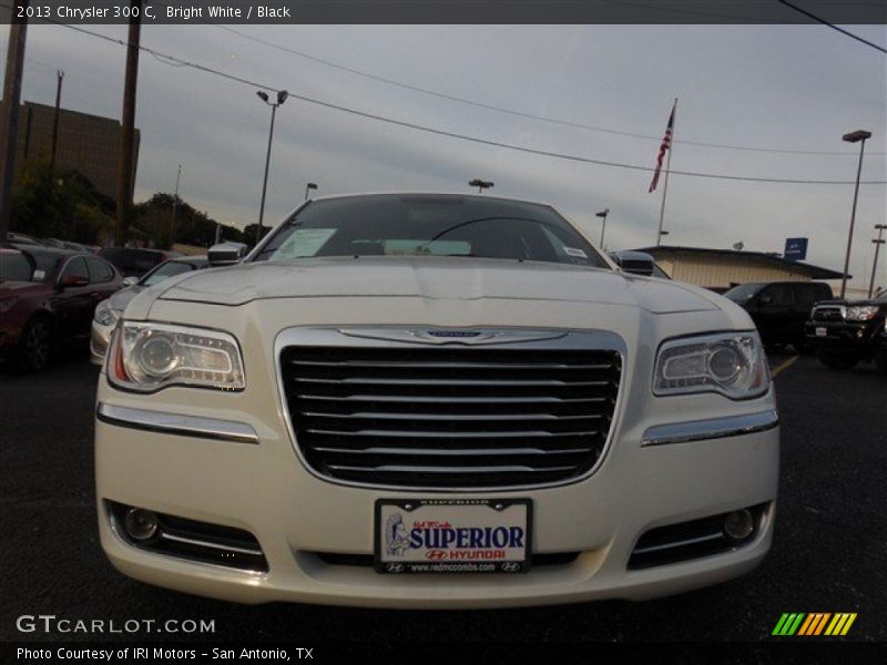 Bright White / Black 2013 Chrysler 300 C
