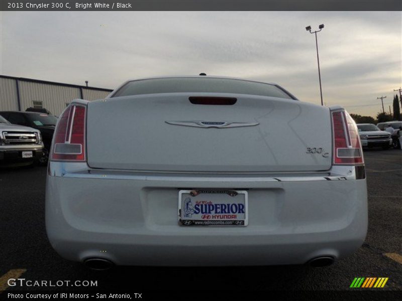 Bright White / Black 2013 Chrysler 300 C