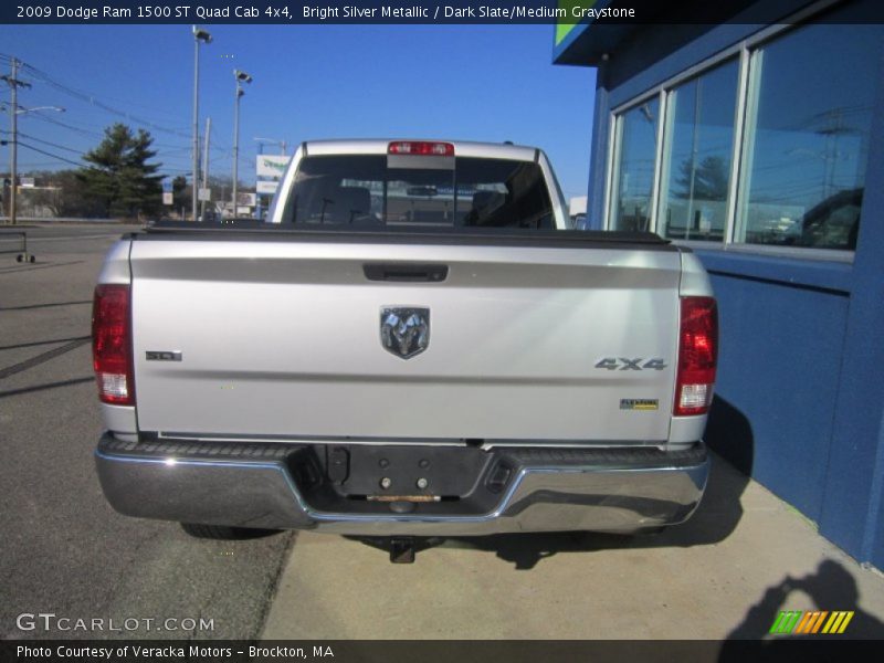 Bright Silver Metallic / Dark Slate/Medium Graystone 2009 Dodge Ram 1500 ST Quad Cab 4x4