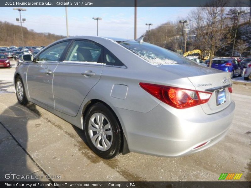 Radiant Silver / Gray 2011 Hyundai Sonata GLS