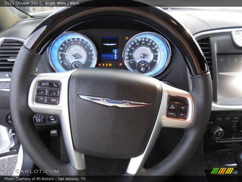 Bright White / Black 2013 Chrysler 300 C
