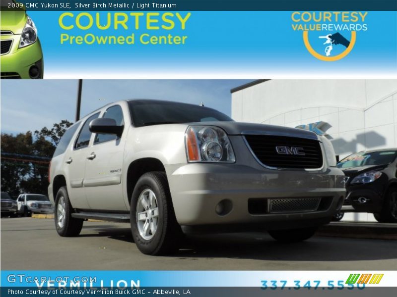 Silver Birch Metallic / Light Titanium 2009 GMC Yukon SLE