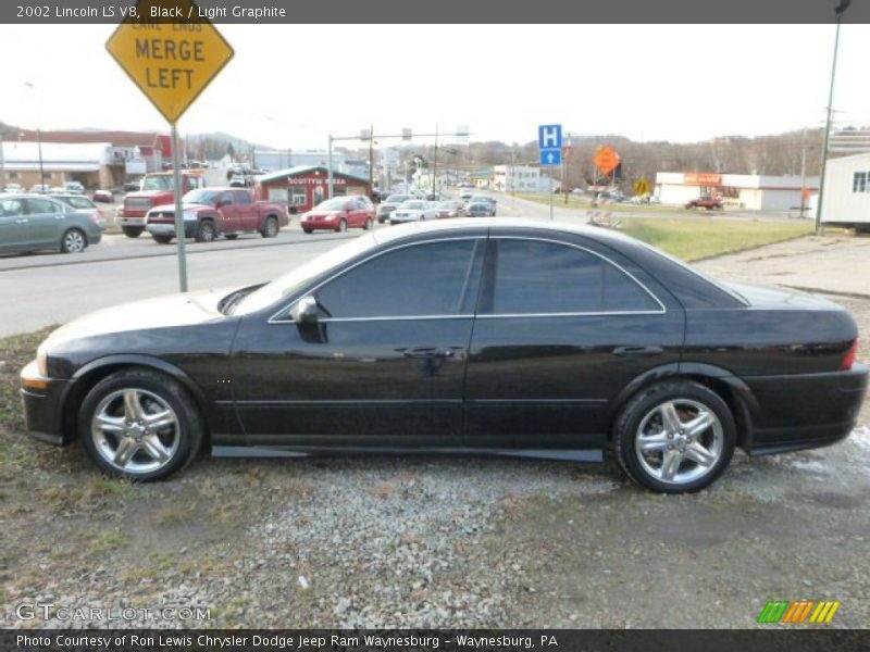 Black / Light Graphite 2002 Lincoln LS V8
