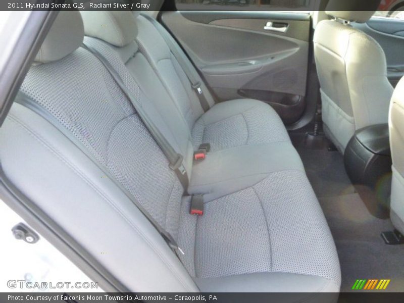 Radiant Silver / Gray 2011 Hyundai Sonata GLS