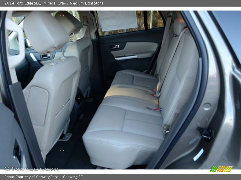 Rear Seat of 2014 Edge SEL