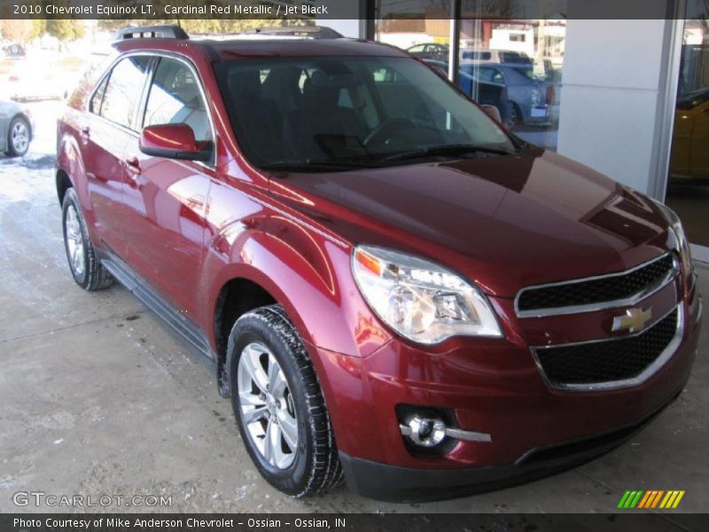 Cardinal Red Metallic / Jet Black 2010 Chevrolet Equinox LT