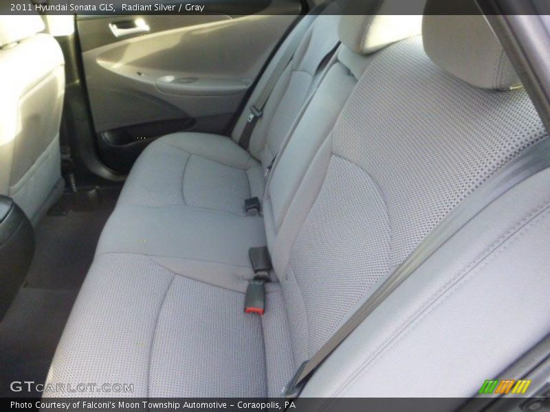 Radiant Silver / Gray 2011 Hyundai Sonata GLS