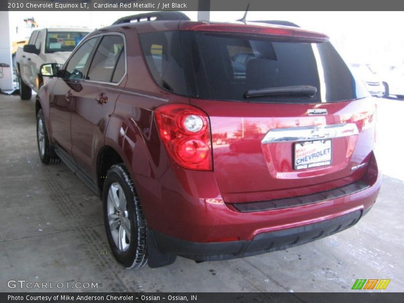 Cardinal Red Metallic / Jet Black 2010 Chevrolet Equinox LT