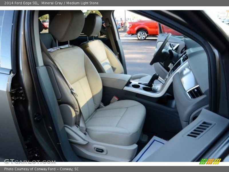 Front Seat of 2014 Edge SEL