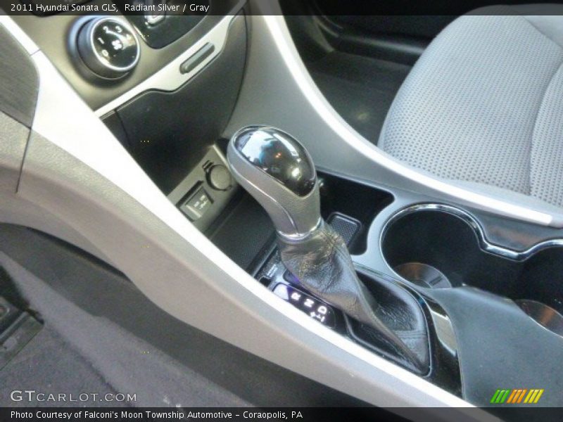 Radiant Silver / Gray 2011 Hyundai Sonata GLS