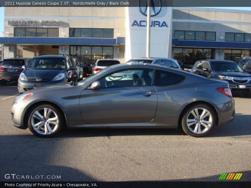 Nordschleife Gray / Black Cloth 2011 Hyundai Genesis Coupe 2.0T