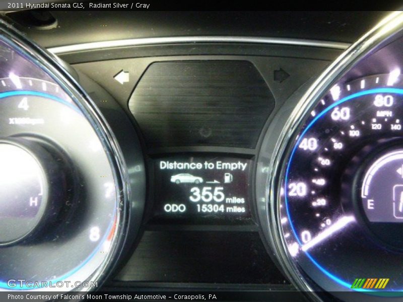 Radiant Silver / Gray 2011 Hyundai Sonata GLS