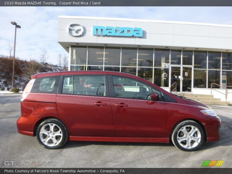 Copper Red Mica / Sand 2010 Mazda MAZDA5 Touring