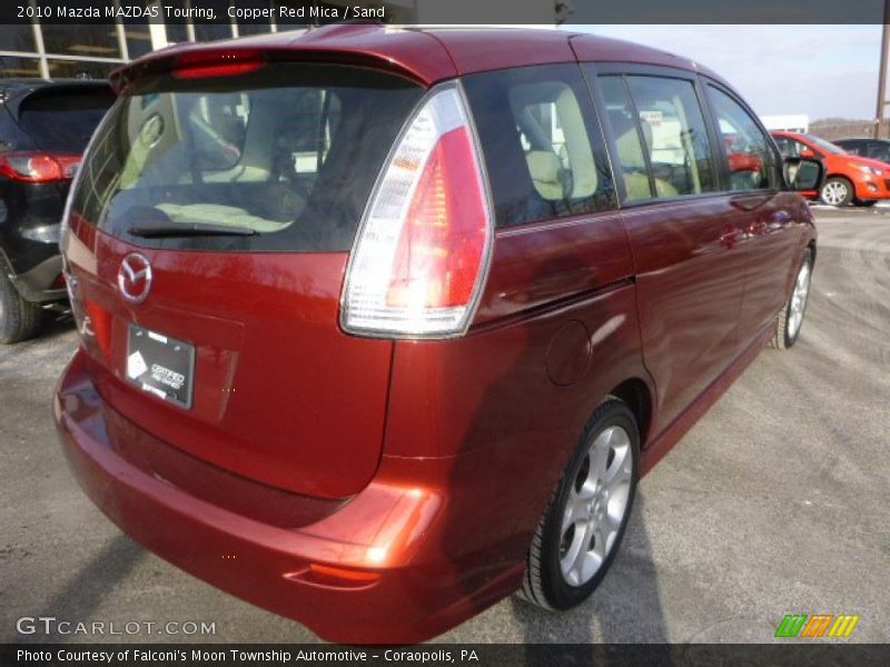 Copper Red Mica / Sand 2010 Mazda MAZDA5 Touring