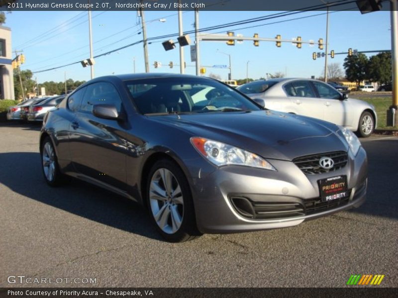 Nordschleife Gray / Black Cloth 2011 Hyundai Genesis Coupe 2.0T