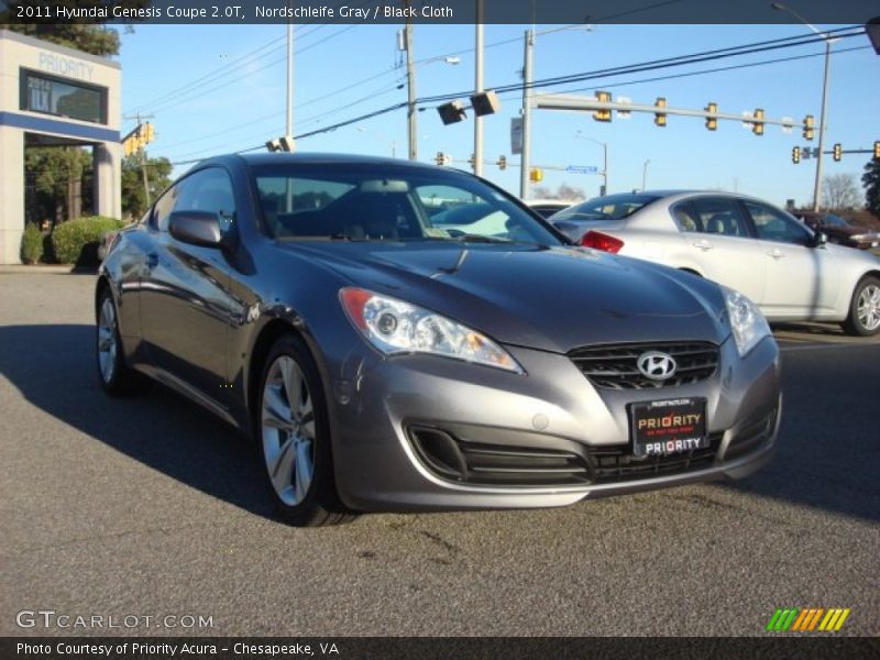 Nordschleife Gray / Black Cloth 2011 Hyundai Genesis Coupe 2.0T