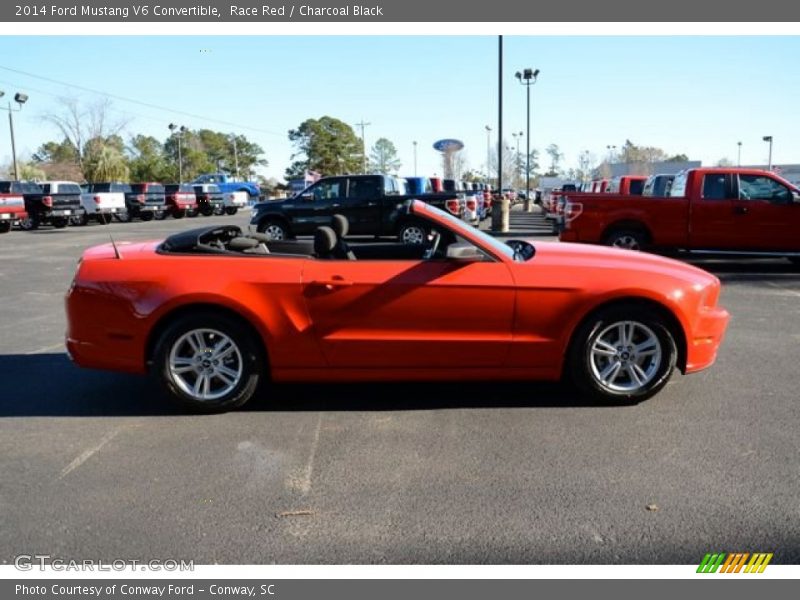 Race Red / Charcoal Black 2014 Ford Mustang V6 Convertible