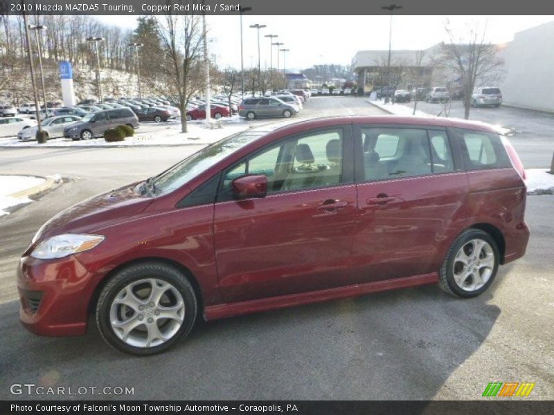 Copper Red Mica / Sand 2010 Mazda MAZDA5 Touring