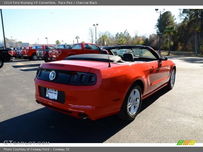Race Red / Charcoal Black 2014 Ford Mustang V6 Convertible