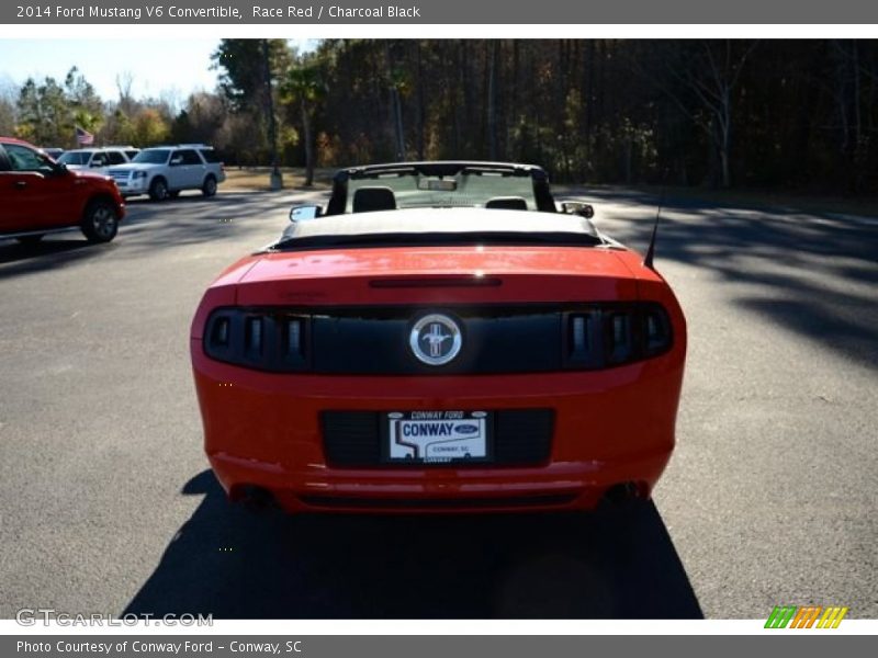 Race Red / Charcoal Black 2014 Ford Mustang V6 Convertible