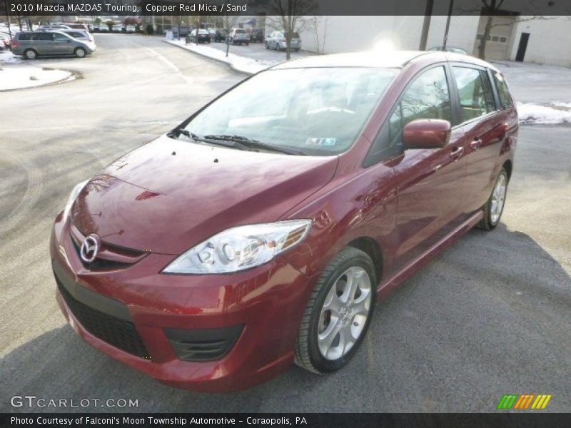 Copper Red Mica / Sand 2010 Mazda MAZDA5 Touring