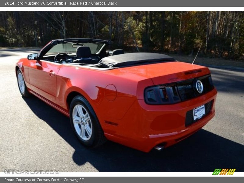 Race Red / Charcoal Black 2014 Ford Mustang V6 Convertible