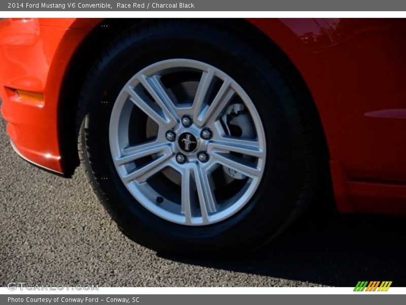 Race Red / Charcoal Black 2014 Ford Mustang V6 Convertible