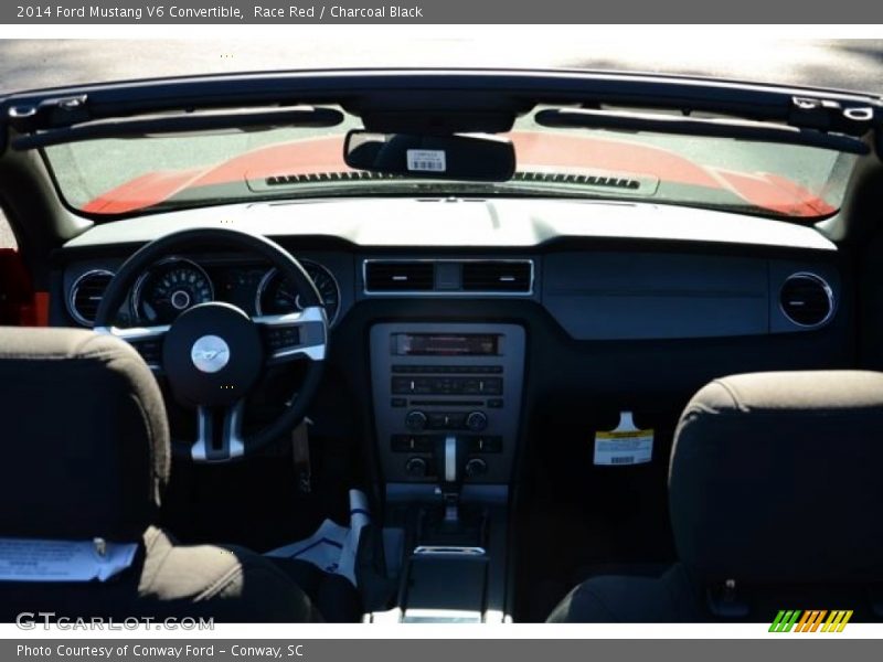 Race Red / Charcoal Black 2014 Ford Mustang V6 Convertible