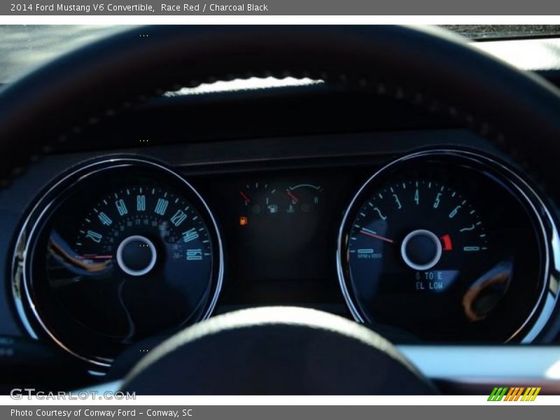 Race Red / Charcoal Black 2014 Ford Mustang V6 Convertible