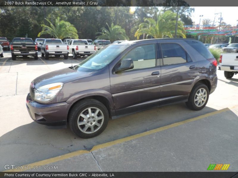 Amethyst Metallic / Gray 2007 Buick Rendezvous CX
