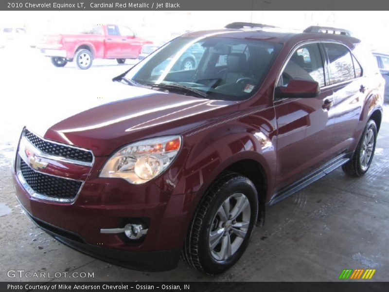 Cardinal Red Metallic / Jet Black 2010 Chevrolet Equinox LT