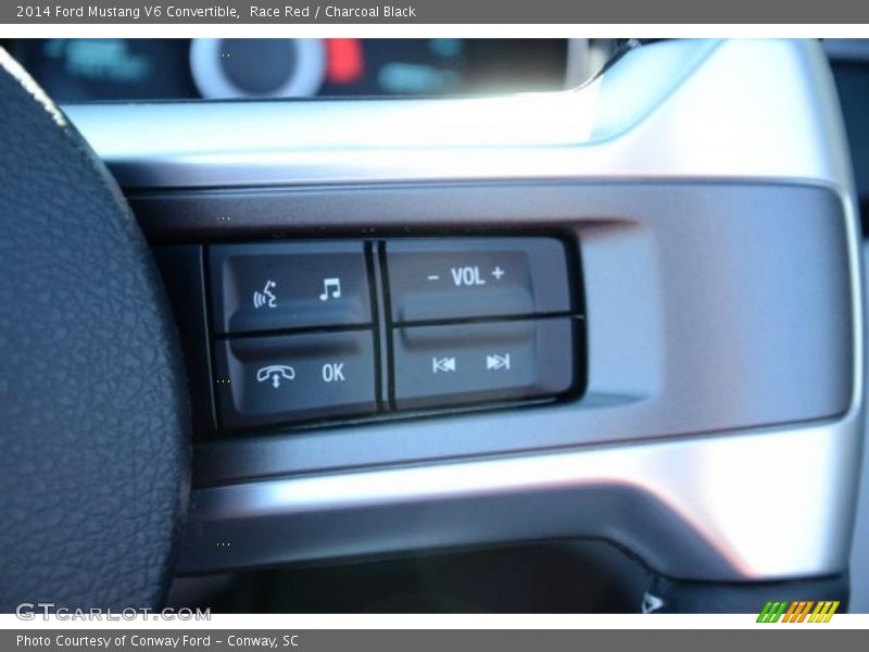 Race Red / Charcoal Black 2014 Ford Mustang V6 Convertible