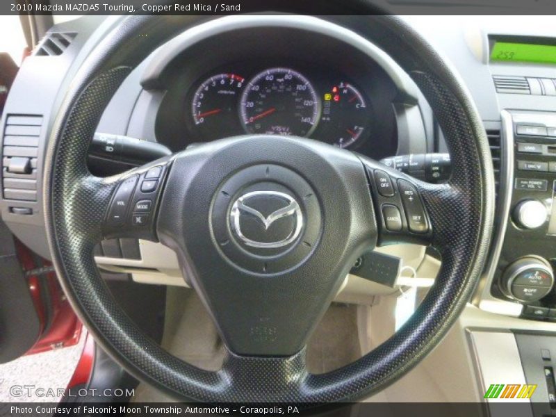 Copper Red Mica / Sand 2010 Mazda MAZDA5 Touring