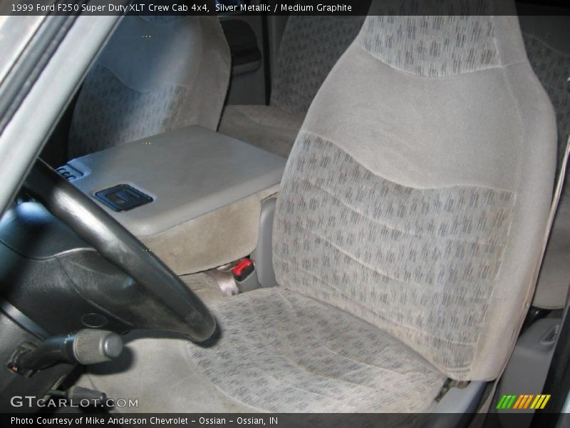 Silver Metallic / Medium Graphite 1999 Ford F250 Super Duty XLT Crew Cab 4x4