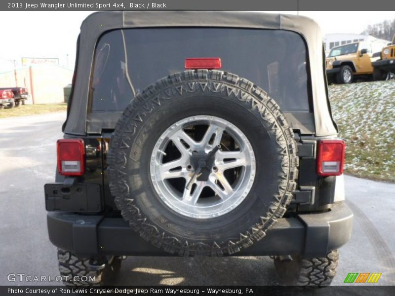 Black / Black 2013 Jeep Wrangler Unlimited Sport 4x4