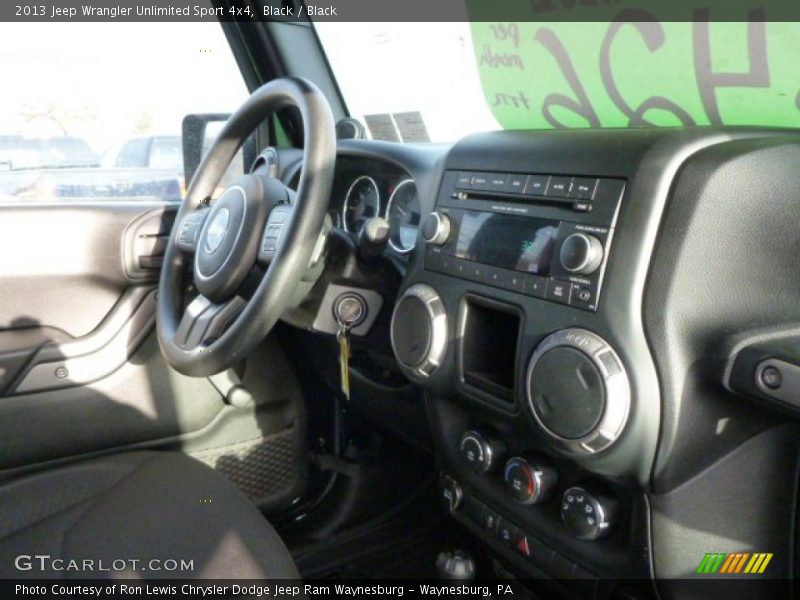 Black / Black 2013 Jeep Wrangler Unlimited Sport 4x4