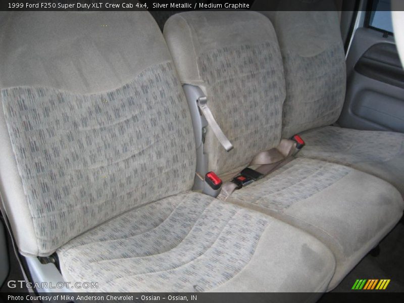 Silver Metallic / Medium Graphite 1999 Ford F250 Super Duty XLT Crew Cab 4x4