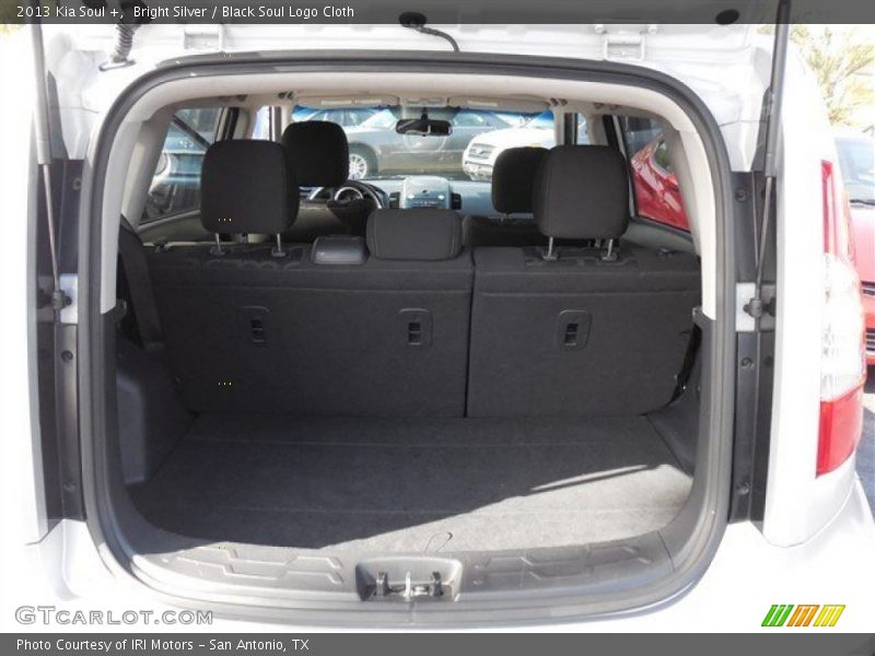 Bright Silver / Black Soul Logo Cloth 2013 Kia Soul +