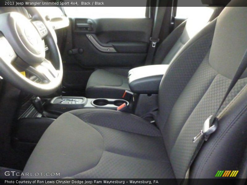 Black / Black 2013 Jeep Wrangler Unlimited Sport 4x4