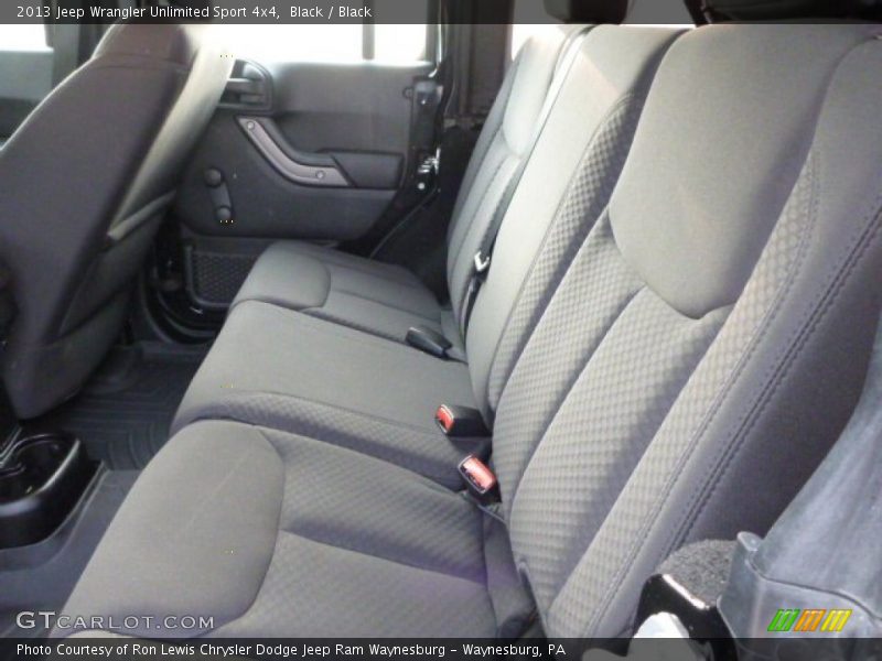 Black / Black 2013 Jeep Wrangler Unlimited Sport 4x4
