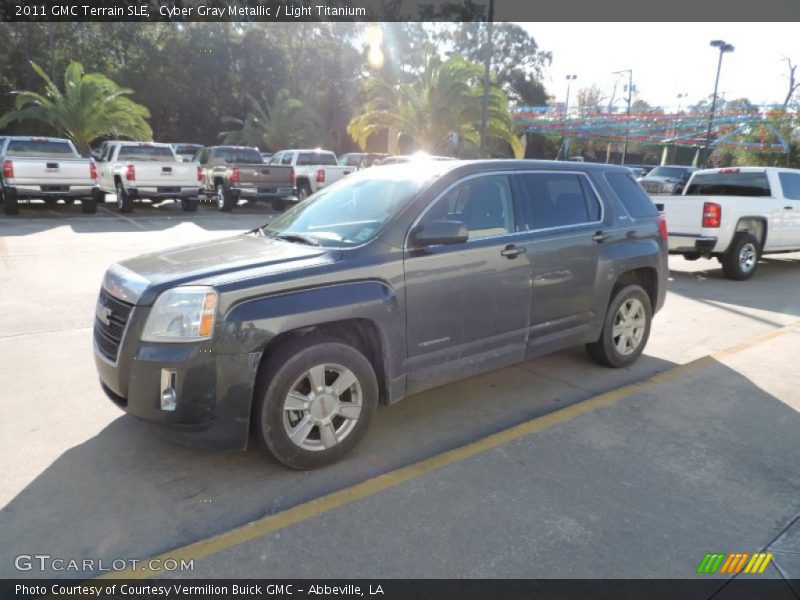 Cyber Gray Metallic / Light Titanium 2011 GMC Terrain SLE