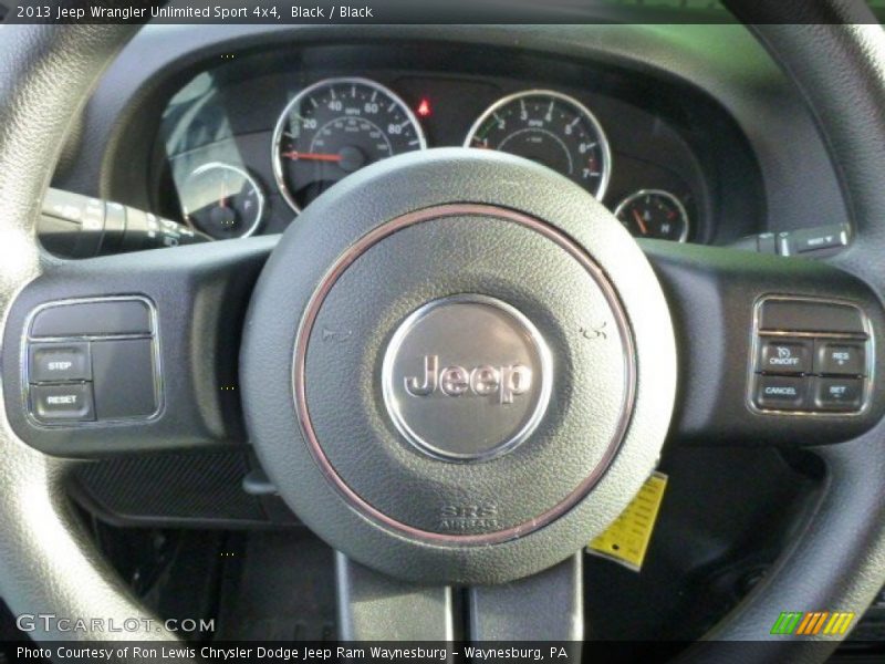 Black / Black 2013 Jeep Wrangler Unlimited Sport 4x4