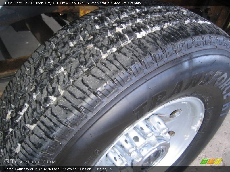 Silver Metallic / Medium Graphite 1999 Ford F250 Super Duty XLT Crew Cab 4x4