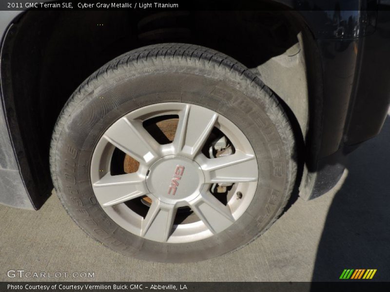 Cyber Gray Metallic / Light Titanium 2011 GMC Terrain SLE