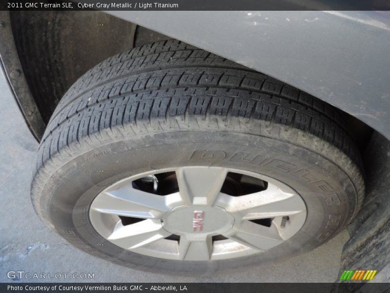 Cyber Gray Metallic / Light Titanium 2011 GMC Terrain SLE