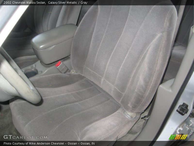 Galaxy Silver Metallic / Gray 2002 Chevrolet Malibu Sedan