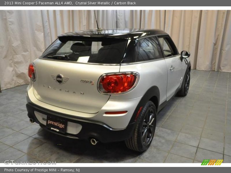 Crystal Silver Metallic / Carbon Black 2013 Mini Cooper S Paceman ALL4 AWD