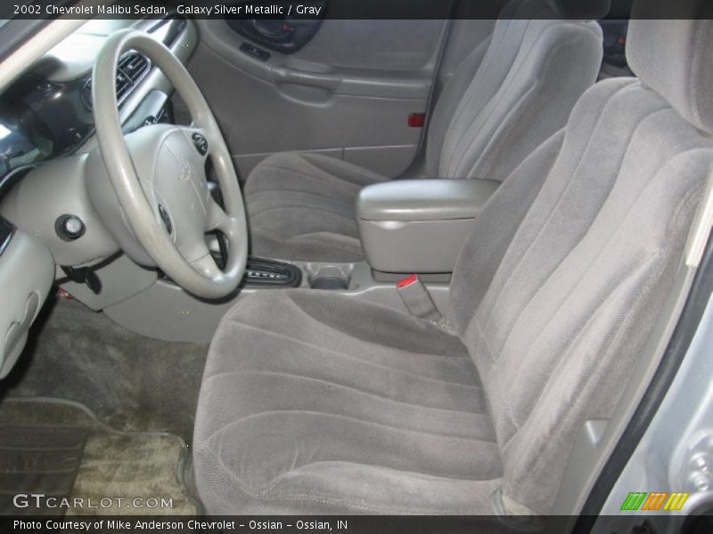 Galaxy Silver Metallic / Gray 2002 Chevrolet Malibu Sedan